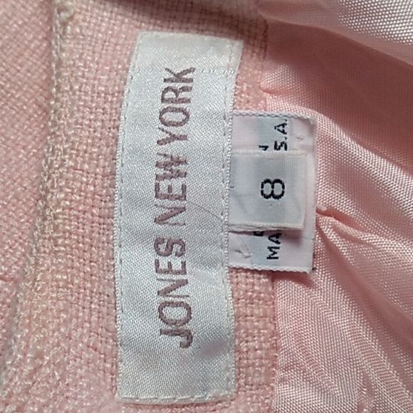 Jones New York vintage y2k pink 8 office blazer jacket - Picture 2 of 2